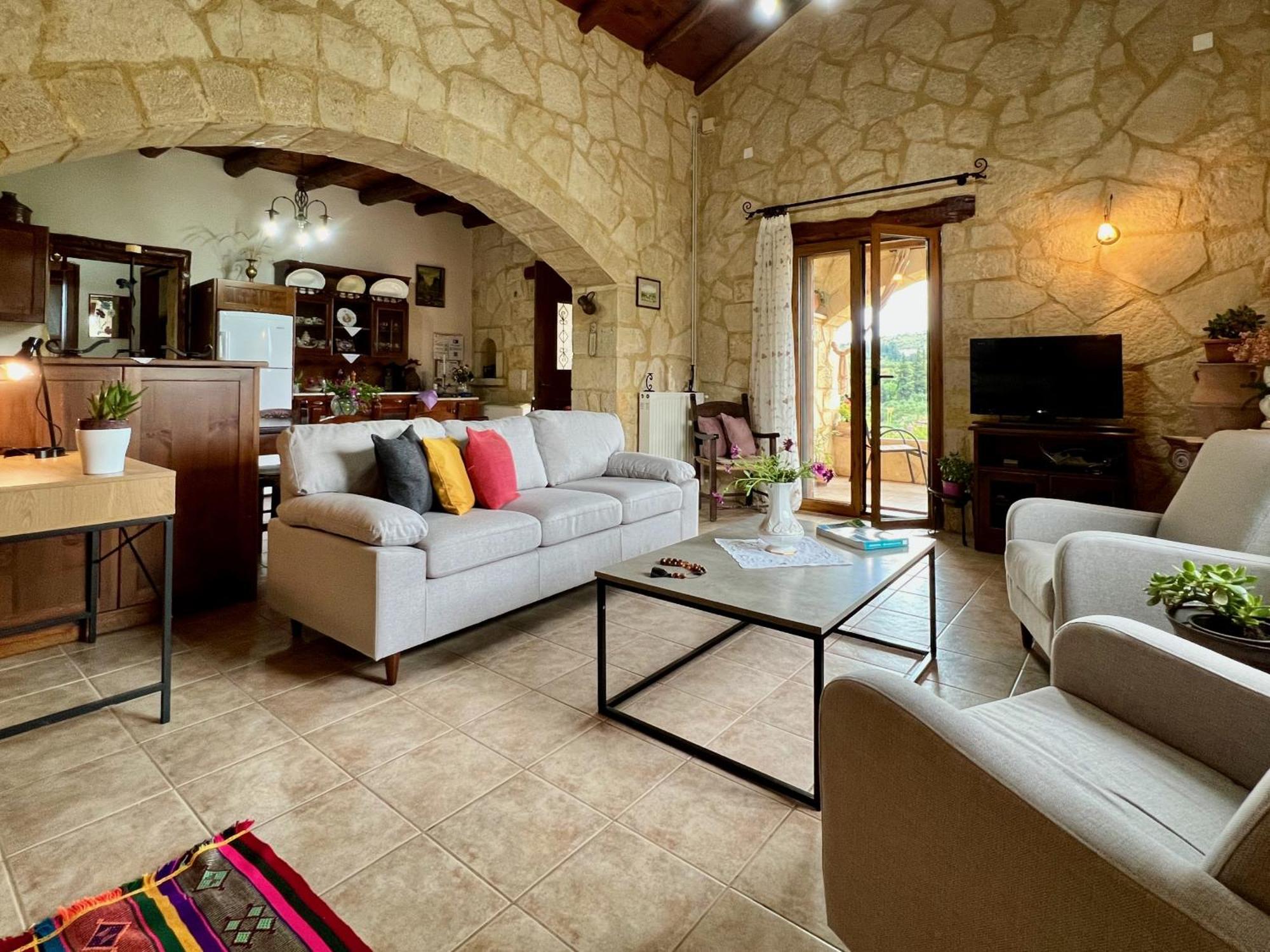 Villa Toula With Pool Nr Armeni Crete Makhairoi Ngoại thất bức ảnh